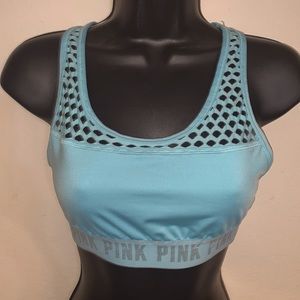PINK by Victoria Secret.  Beautiful Robin Egg Blue.  New without tags. Razorback